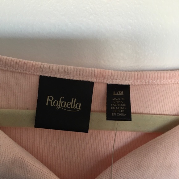 Rafaella rose Pink top size large - Picture 3 of 3
